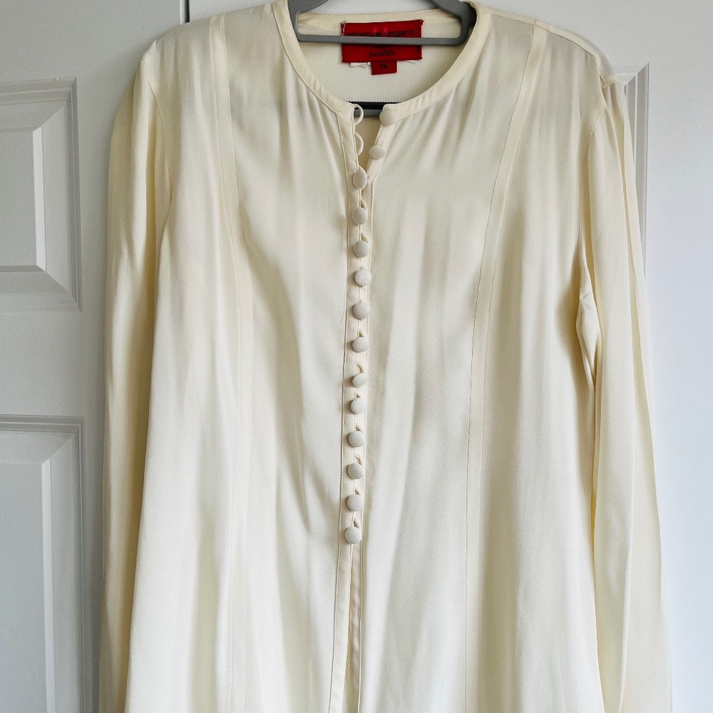 Beige Emanuel Ungaro Blouse Size 14